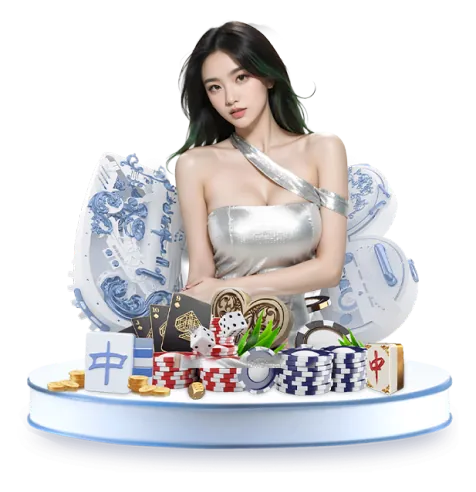 Bàn chơi Poker với chip cược và các lá bài